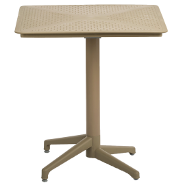 Стіл з відкидною стільницею Tilia Moon 70x70 см колір кави
