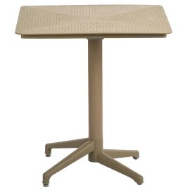 Стіл з відкидною стільницею Tilia Moon 70x70 см колір кави