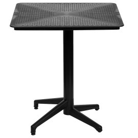 Стіл з відкидною стільницею Tilia Moon 70x70 см чорний