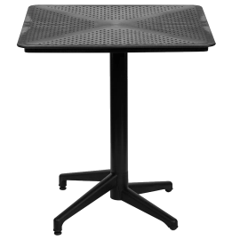 Стіл з відкидною стільницею Tilia Moon 70x70 см чорний