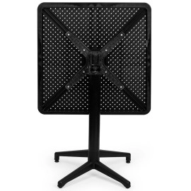 Стіл з відкидною стільницею Tilia Moon 70x70 см чорний