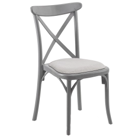 Стілець Tilia Capri Pad сірий цемент