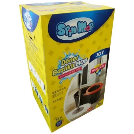 Набір для прибирання Planet Spin Mop Joy 16 л сірий - червоний