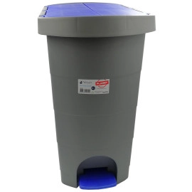 Відро з педаллю Planet Pelican 60 л сіро-синє
