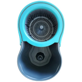 Набір для прибирання Planet Spin Mop Joy 16 л сірий - синій