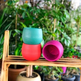 Горщик для квітів Colorful 0,55 л світло-блакитний