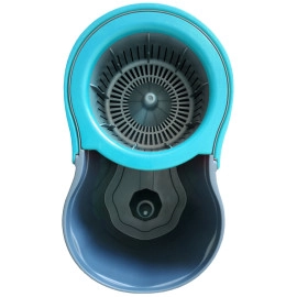 Набір для прибирання Planet Spin Mop Joy 16 л чорний - синій