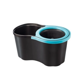 Набір для прибирання Planet Spin Mop Joy 16 л чорний - синій