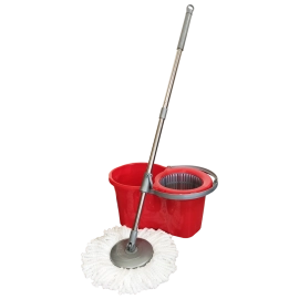 Набір для прибирання Planet Spin Mop Mini 14 л червоний