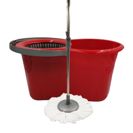 Набір для прибирання Planet Spin Mop Mini 14 л червоний