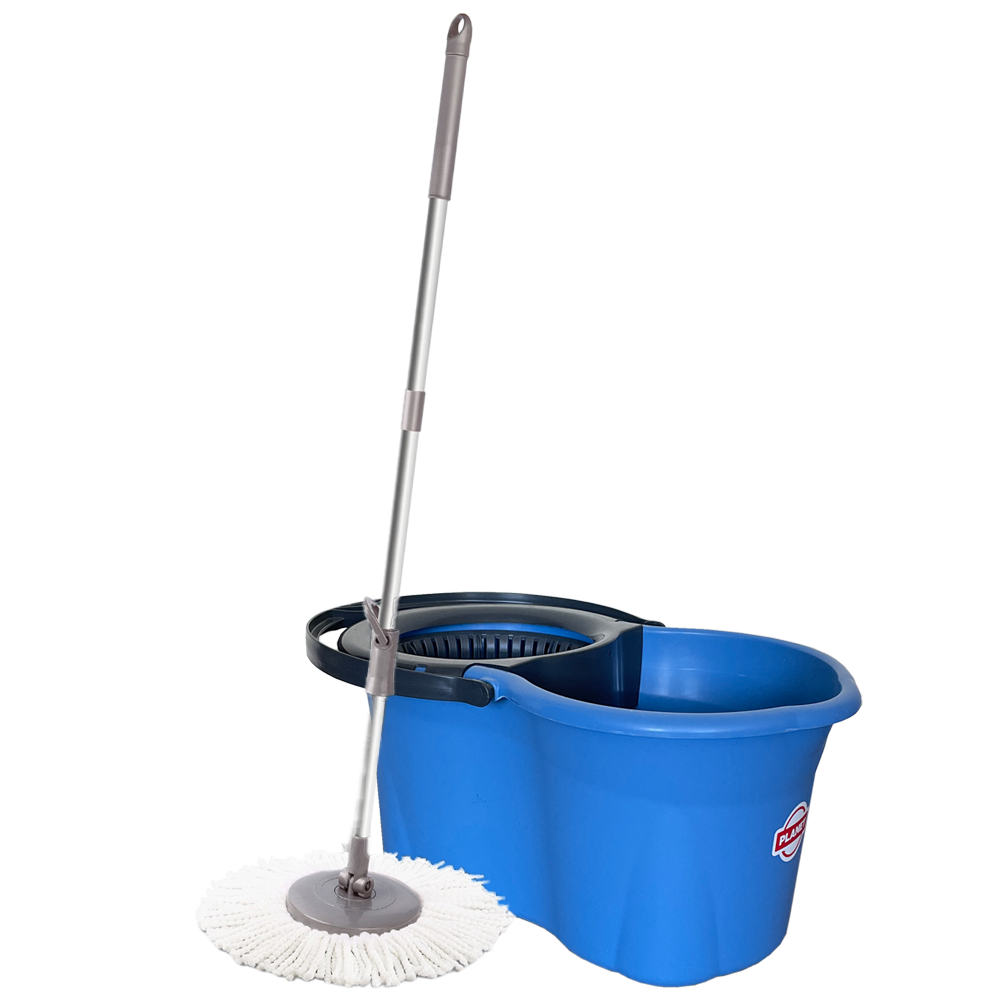 Набір для прибирання Planet Spin Mop Mini Eco 14 л блакитний-антрацитовий