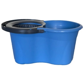 Набір для прибирання Planet Spin Mop Mini Eco 14 л блакитний-антрацитовий