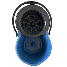 Набір для прибирання Planet Spin Mop Mini Eco 14 л блакитний-антрацитовий