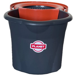 Набір для прибирання Planet Spin Mop Mini Eco 14 л антрацитовий-помаранчевий