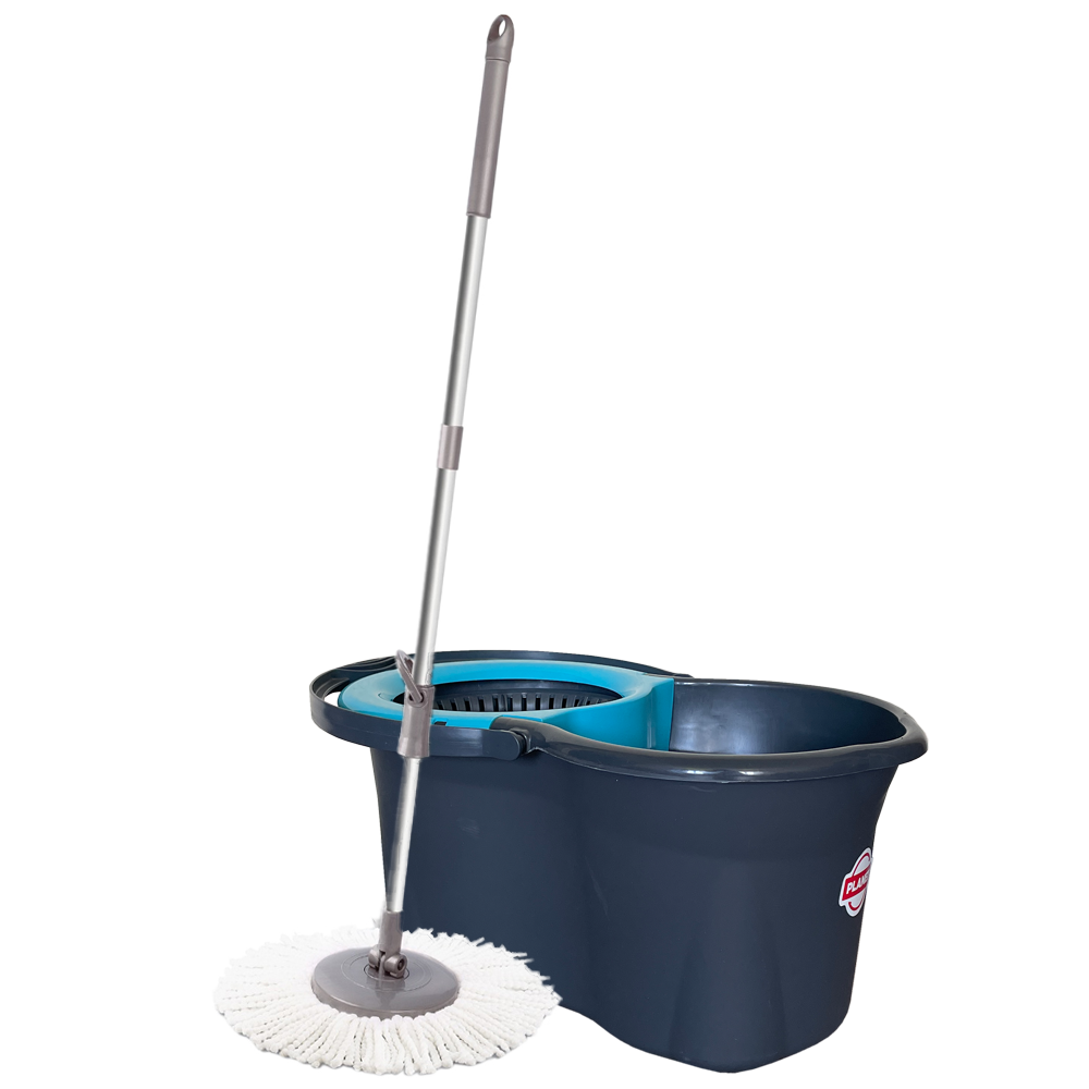 Набір для прибирання Planet Spin Mop Mini Eco 14 л антрацитовий-бірюзовий