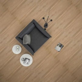 Самоклеюча вінілова плитка 152.4х914.4х1.5мм Дуб молочний, ціна за 1 шт. (СВП-010) Матова SW-00001129