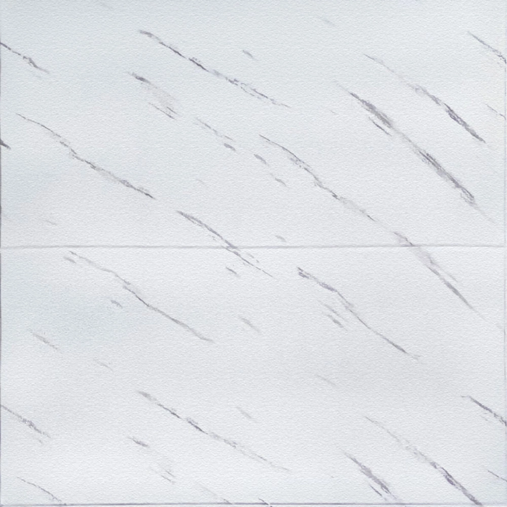 Самоклеюча 3D панель 700х700х4мм Біла мармурова плитка (364) SW-00001142