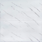 Самоклеюча 3D панель 700х700х4мм Біла мармурова плитка (364) SW-00001142