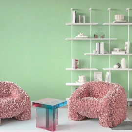 Самоклеючі шпалери 2800х500х1,5мм Світло-салатові SW-00001159