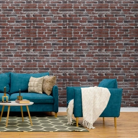 Самоклеюча 3D панель 700х770х3мм Червона Катеринославська цегла (43-3) SW-00001164