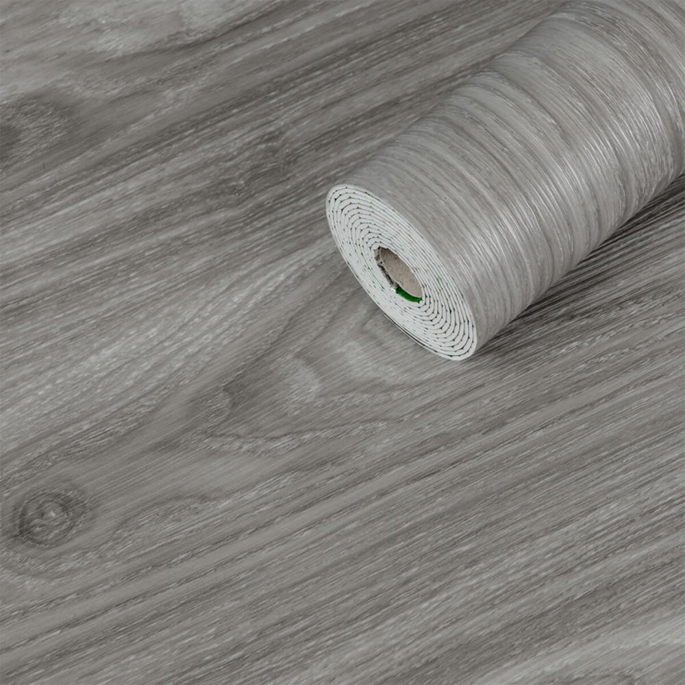 Самоклеюча вінілова плитка в рулоні 600х3000х2мм Попеляста (0004-8-матовий) SW-00001175