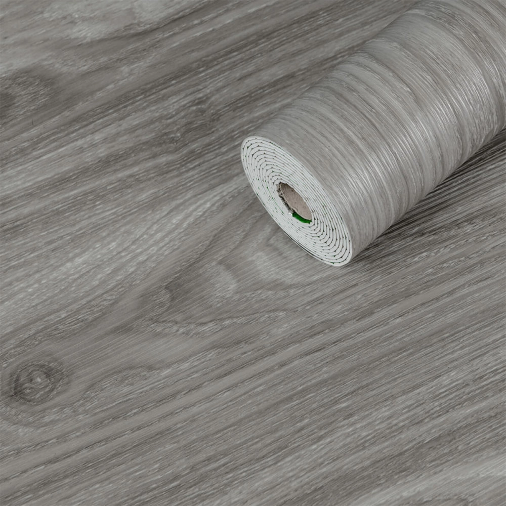 Самоклеюча вінілова плитка в рулоні 600х3000х2мм Попеляста (0004-8-матовий) SW-00001175