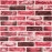 Самоклеюча 3D панель 700х700х5мм Клінкер насичений червоний цегла (416) SW-00001182