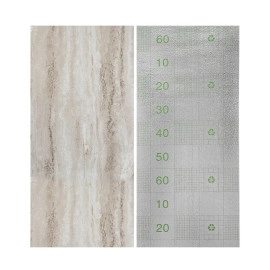 Самоклеюча вінілова плитка в рулоні 600х3000х2мм Перламутровий мармур Глянсова SW-00001283
