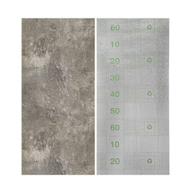 Самоклеюча вінілова плитка в рулоні 600х3000х2мм Сірий мармур Глянсова SW-00001286