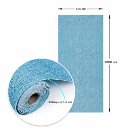 Самоклеючі шпалери 2800х500х1,5мм Блакитний з білим YM-03 BLUE WHITE SW-00001326