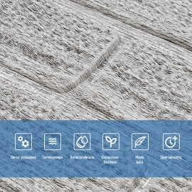 Самоклеюча 3D панель 700х700х5мм Камінь кава (150) SW-00001352