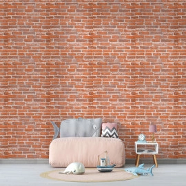 Самоклеюча 3D панель 19600x700x3мм Руда Катеринославська Цегла SW-00001370