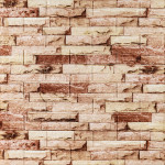 Самоклеюча 3D панель 700x770x5мм Бежева Катиринославська цегла SW-00001375