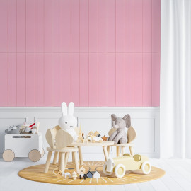 Самоклеюча 3D панель 700x700x4мм Рожеве дерево (379) SW-00001384