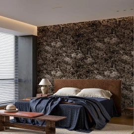 Декоративна ПВХ плита 1,22м х 2,44м х 3мм Темно-сірий мармур SW-00001407