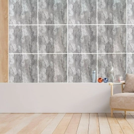 Декоративна ПВХ плита 1,22м х 2,44м х 3мм Платиновий мармур SW-00001411