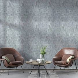 Шпалери на самоклейці 2800х500х1,5мм Сірий мармур (D) SW-00001414