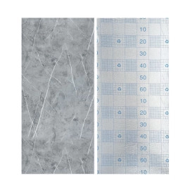 Шпалери на самоклейці 2800х500х1,5мм Сірий мармур (D) SW-00001414