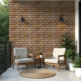 Декоративна ПВХ панель цегла 960х480х4мм Коричневий мармур SW-00001428