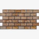 Декоративна ПВХ панель цегла 960х480х4мм Коричневий мармур SW-00001428