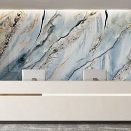 Самоклеюча вінілова плитка набір (6 рулонів) 3600х2800х2мм Сапфір SW-00001458