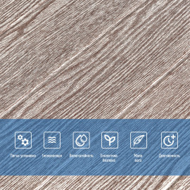 Самоклеюча 3D панель 700х700х4мм Мокко дерево (98) SW-00001464