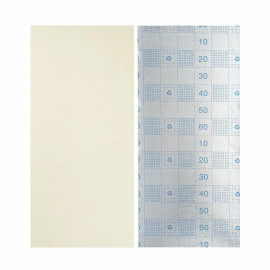 Лляні теплі шпалери на самоклейці 2800х650х2мм Вершкового відтінку (D) SW-00001496