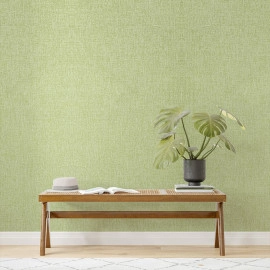 Лляні теплі шпалери на самоклейці 2800х650х2мм Оливкового відтінку 2800*650*2mm (D) SW-00001499