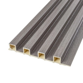 Рейка декоративна WPC стінова 3000х160х23мм Сталева сіра SW-00001528
