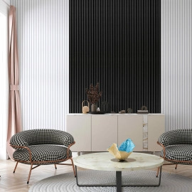 Рейка декоративна WPC стінова 3000х160х23мм Антрацит SW-00001532