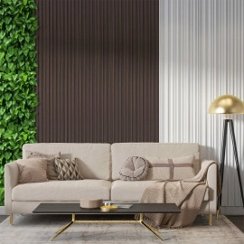 Рейка декоративна WPC стінова 3000х160х23мм Горіх SW-00001535