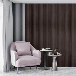 Рейка декоративна WPC стінова 3000х160х23мм Венге SW-00001537