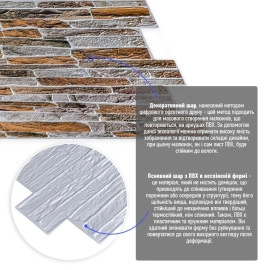 Декоративна ПВХ панель 960х480х4мм SW-00001556