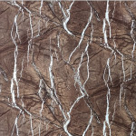 Декоративна ПВХ плита 600х600х3мм Коричневий мармур (S) SW-00001622